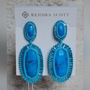 Kendra Scott Kaki Earrings in Turquoise